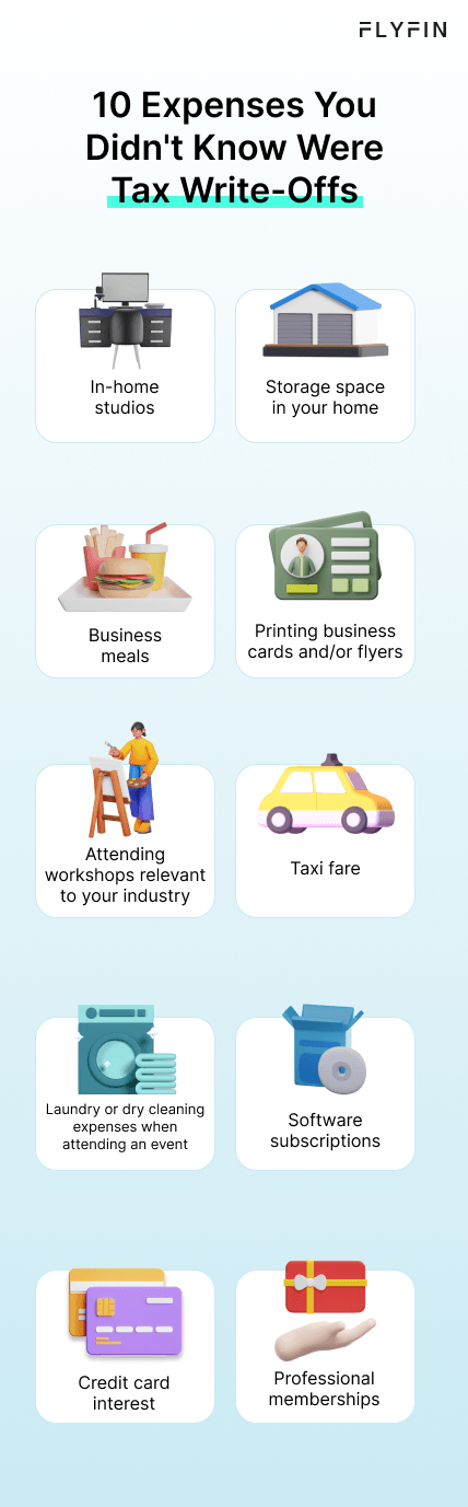 How To Claim Tax Write Offs With Flyfin
