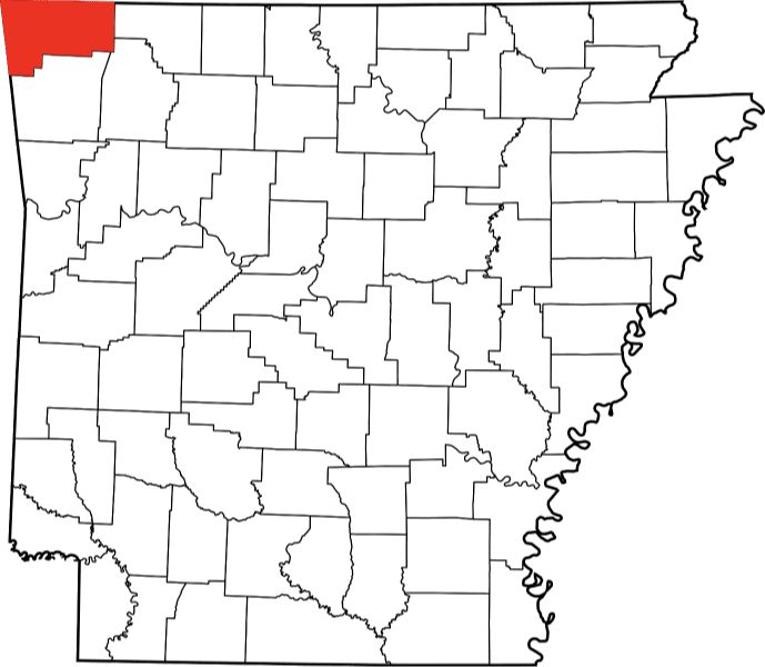 A photo highlighting Benton County in Arkansas