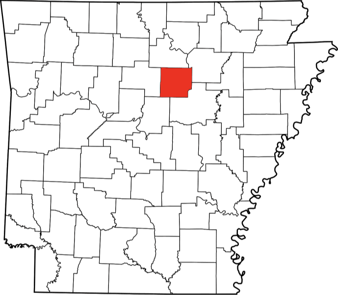 A photo highlighting Cleburne County in Arkansas