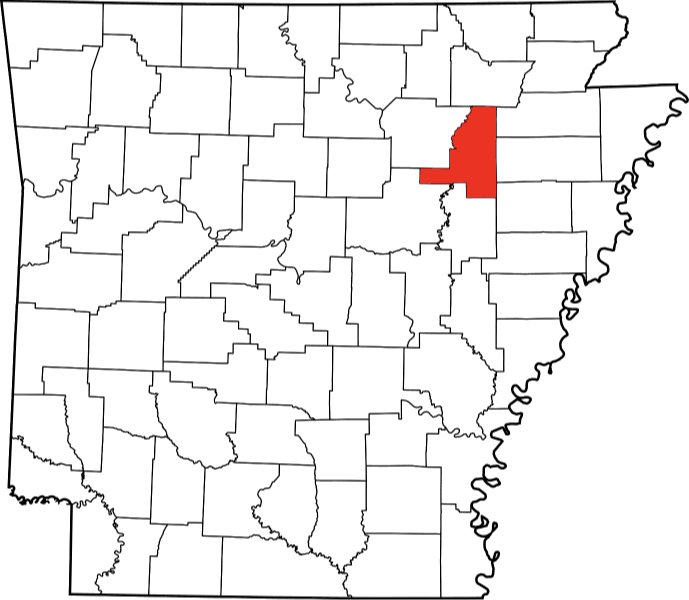 A picture of Jackson County in Arkansas