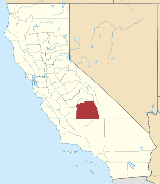 A picture of Tulare County in California