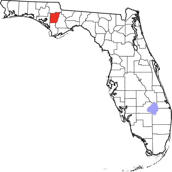 An image showing Calhoun County in Florida