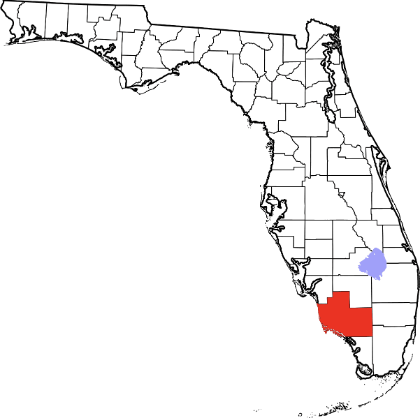 An image showing Collier County in Florida