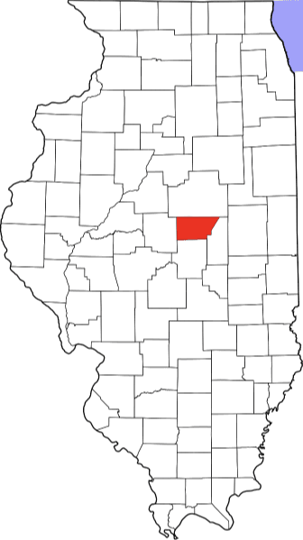 An image highlighting DeKalb County in Illinois