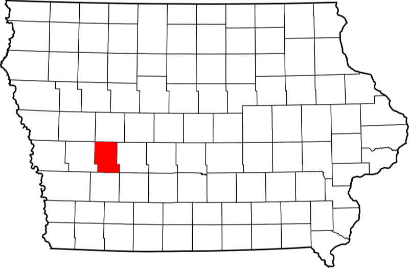 A picture displaying Audubon County in Iowa