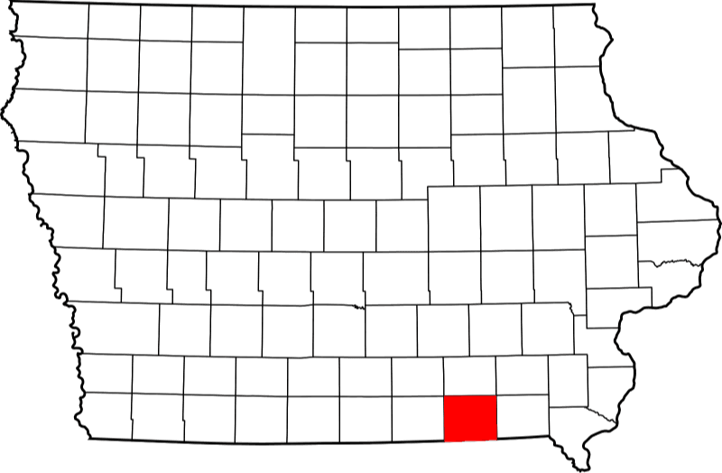 A picture displaying Davis County in Iowa