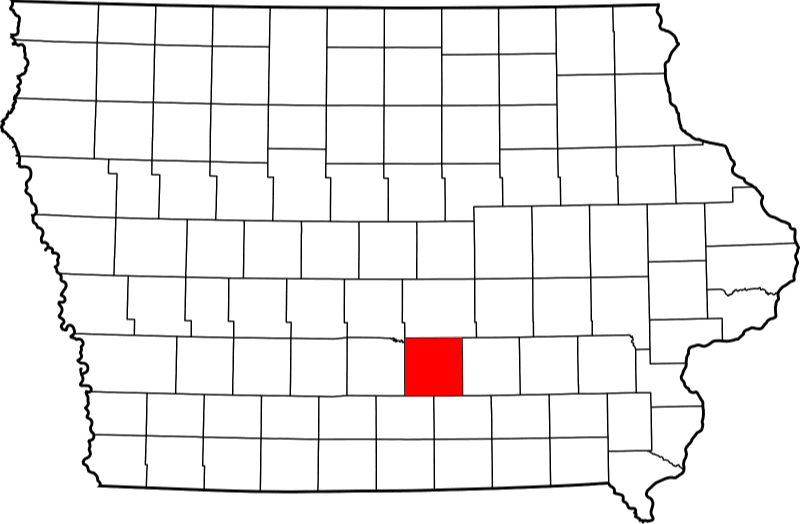 An illustration of Marion County in Iowa