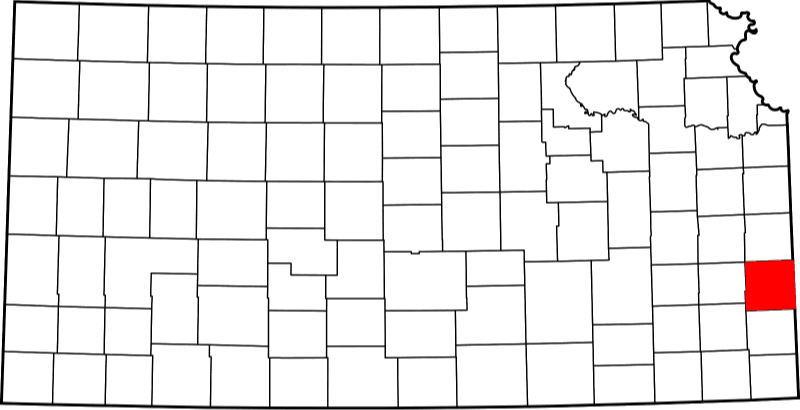 An image showcasing Bourbon County in Kansas