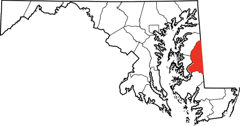 An illustration of Carroll County in Maryland