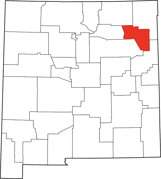 An illustration of Hidalgo County in New Mexico