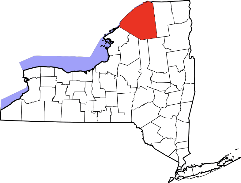 An image showing St Lawrence County in New York