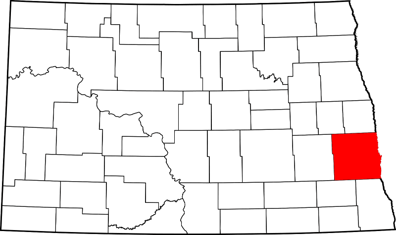 A picture displaying Cass County in North Dakota
