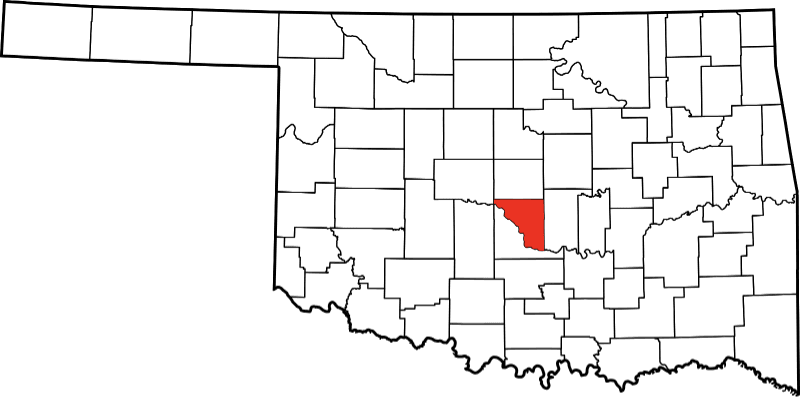 A picture displaying Cleveland County in Oklahoma