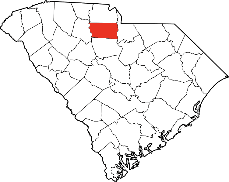 A picture displaying Chester County in South Carolina