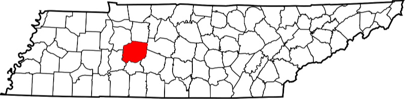 A photo of Hickman County in Tennessee