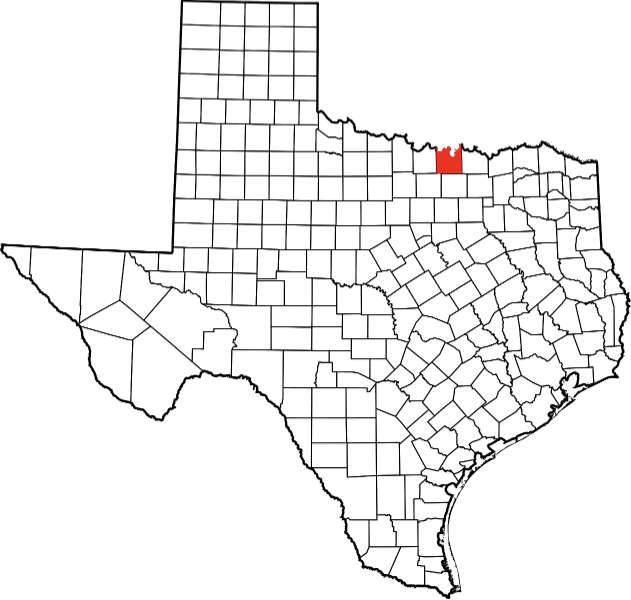 A picture displaying Cooke County in Texas