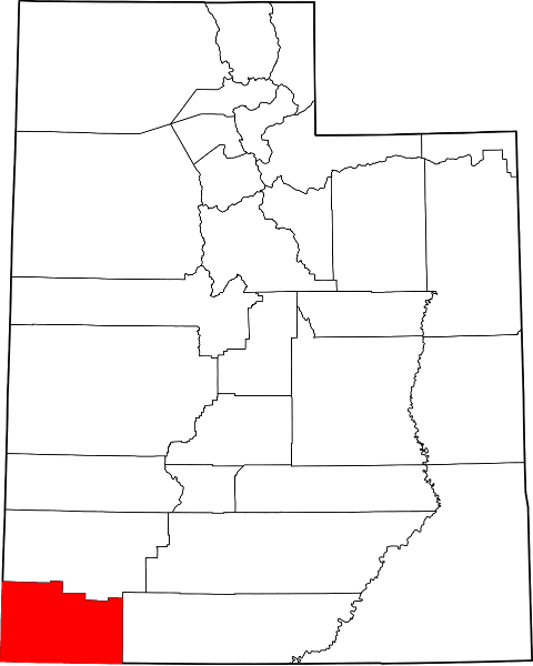 A picture displaying Washington County in Utah