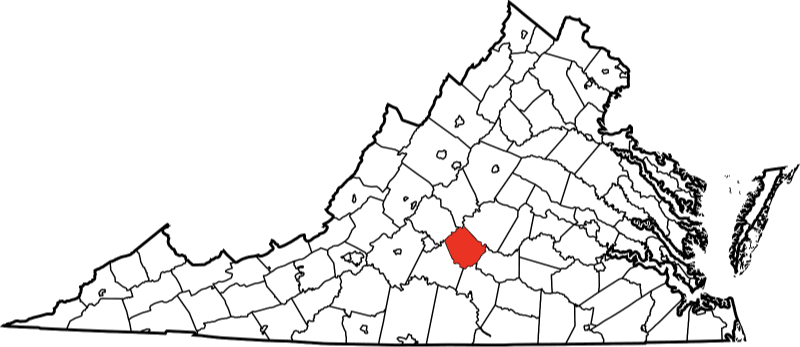 A picture displaying Appomattox County in Virginia