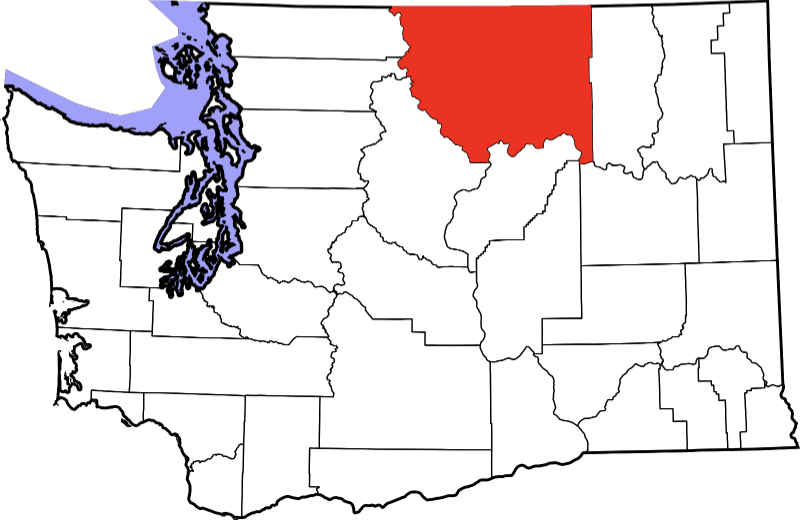 A picture displaying Okanogan County in Washington