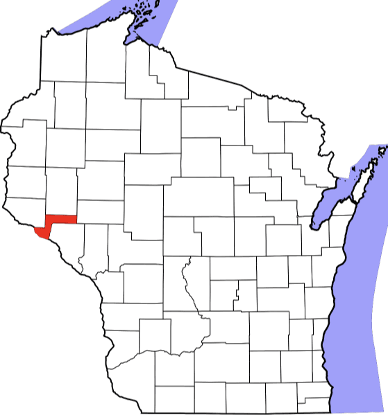 An image showing Pepin County in Wisconsin