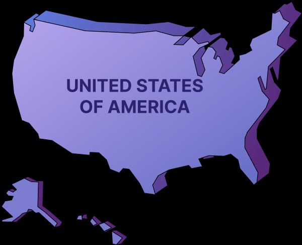 USA map