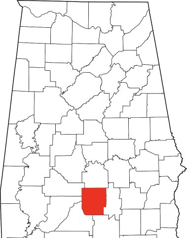 An image displaying Butler County in Alabama
