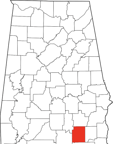 A picture of Coffee County in Alabama