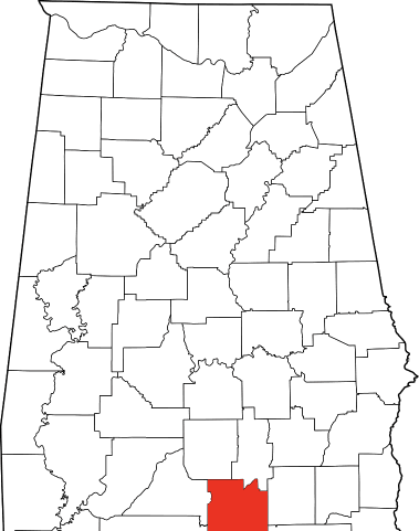 A picture of Covington County in Alabama