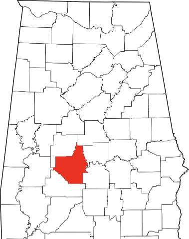 A picture of Dallas County in Alabama