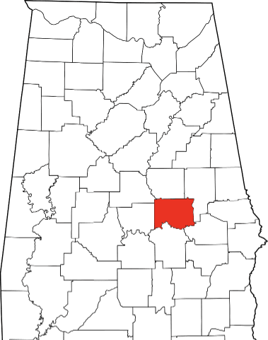 A photo highlighting Elmore County in Alabama