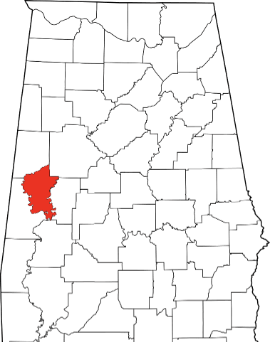 A picture of Greene County in Alabama