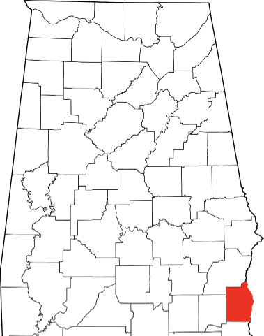 A photo highlighting Henry County in Alabama