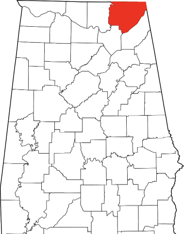 A picture of Jackson County in Alabama