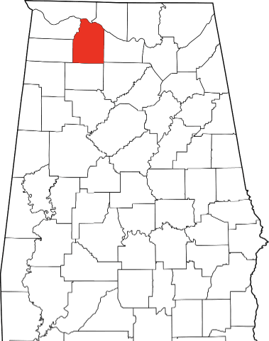 A picture of Lawrence County in Alabama