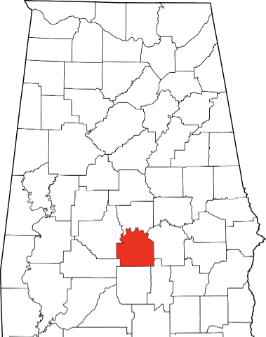An image displaying Lowndes County in Alabama