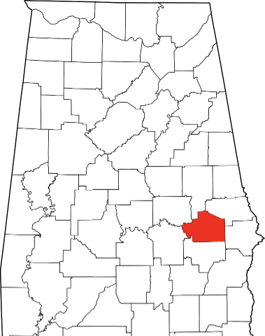 A picture of Macon County in Alabama