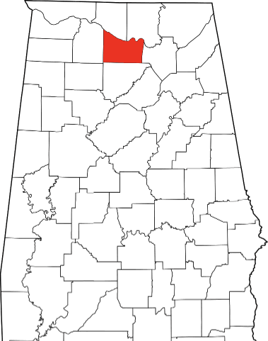 A photo highlighting Morgan County in Alabama