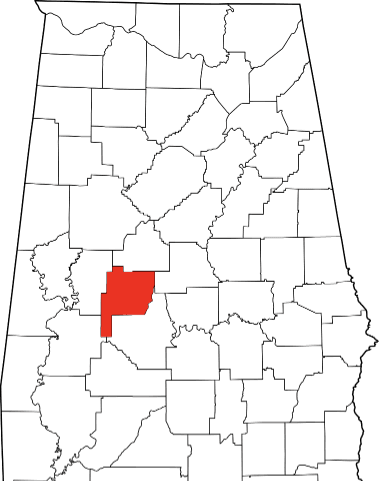 An image displaying Perry County in Alabama