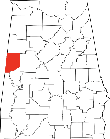 A picture of Pickens County in Alabama