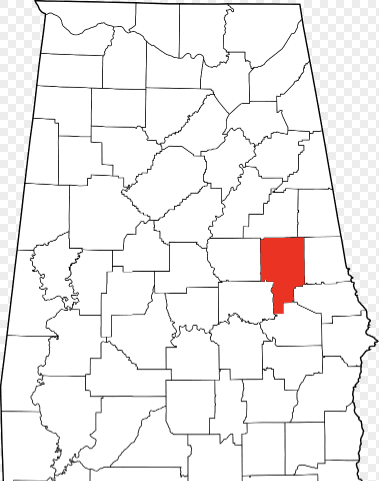 A picture of Tallapoosa County in Alabama