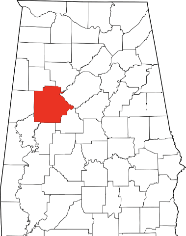 An image showing Tuscaloosa County in Alabama
