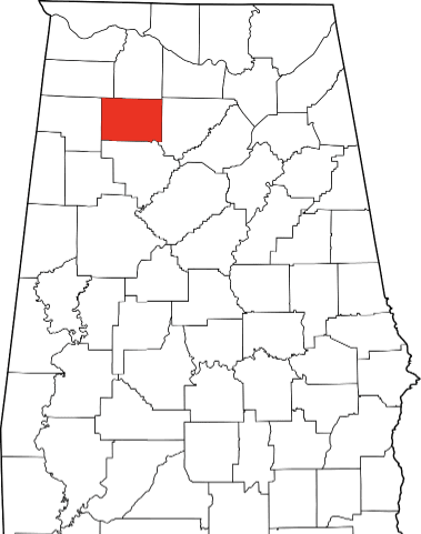An image showing Winston County in Alabama
