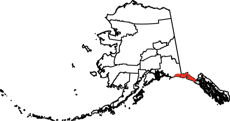 An image displaying Yakutat City and Borough in Alaska