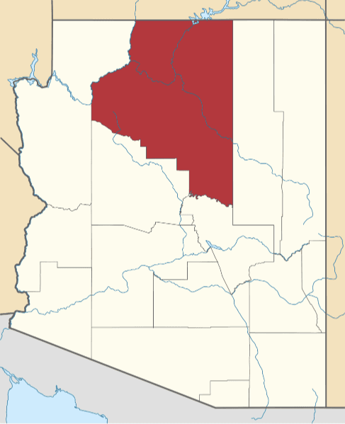 An image showing Coconino County in Arizona