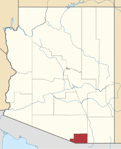 An image displaying Santa Cruz County in Arizona