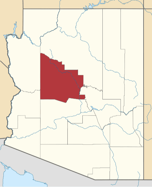 A picture of Yavapai County in Arizona