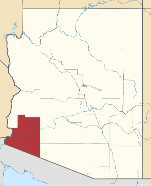 An image showing Yuma County in Arizona.