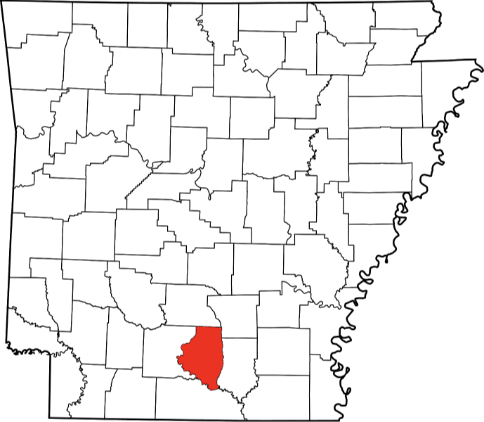 An image showing Calhoun County in Arkansas