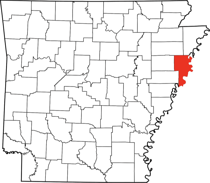 A picture of Crittenden County in Arkansas