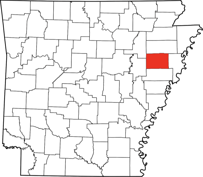 An image showing Cross County in Arkansas